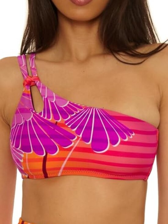 Trina Turk Other - TRINA TURK RHODES PRINT ASYMMETRIC ONE SHOULDER BIKINI TOP IN SIZES 6 & 14